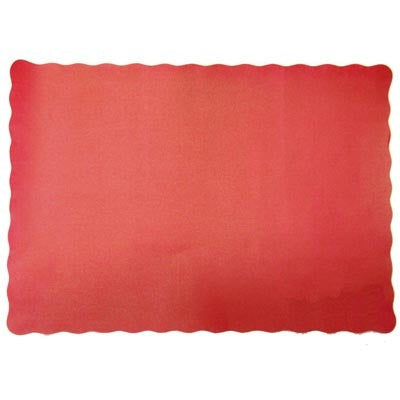 Buy Placemat Red 9.5x13.5in (240x342mm) P250 at NIS Packaging & Party Supply Brisbane, Logan, Gold Coast, Sydney, Melbourne, Australia