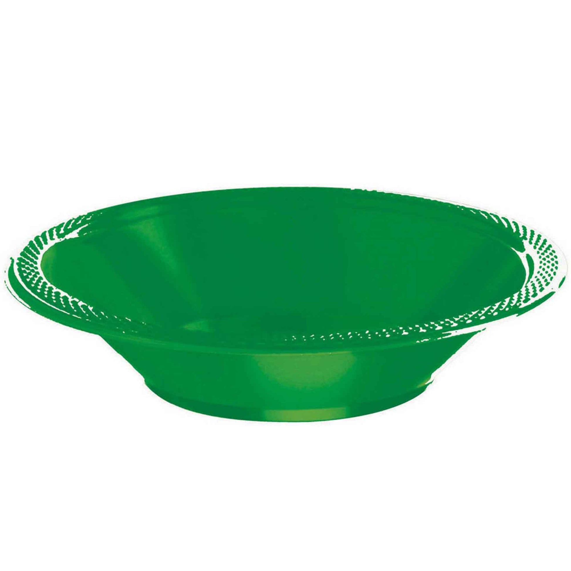 Plastic Bowls 355ml 20 Pack - Festive Green NIS Traders