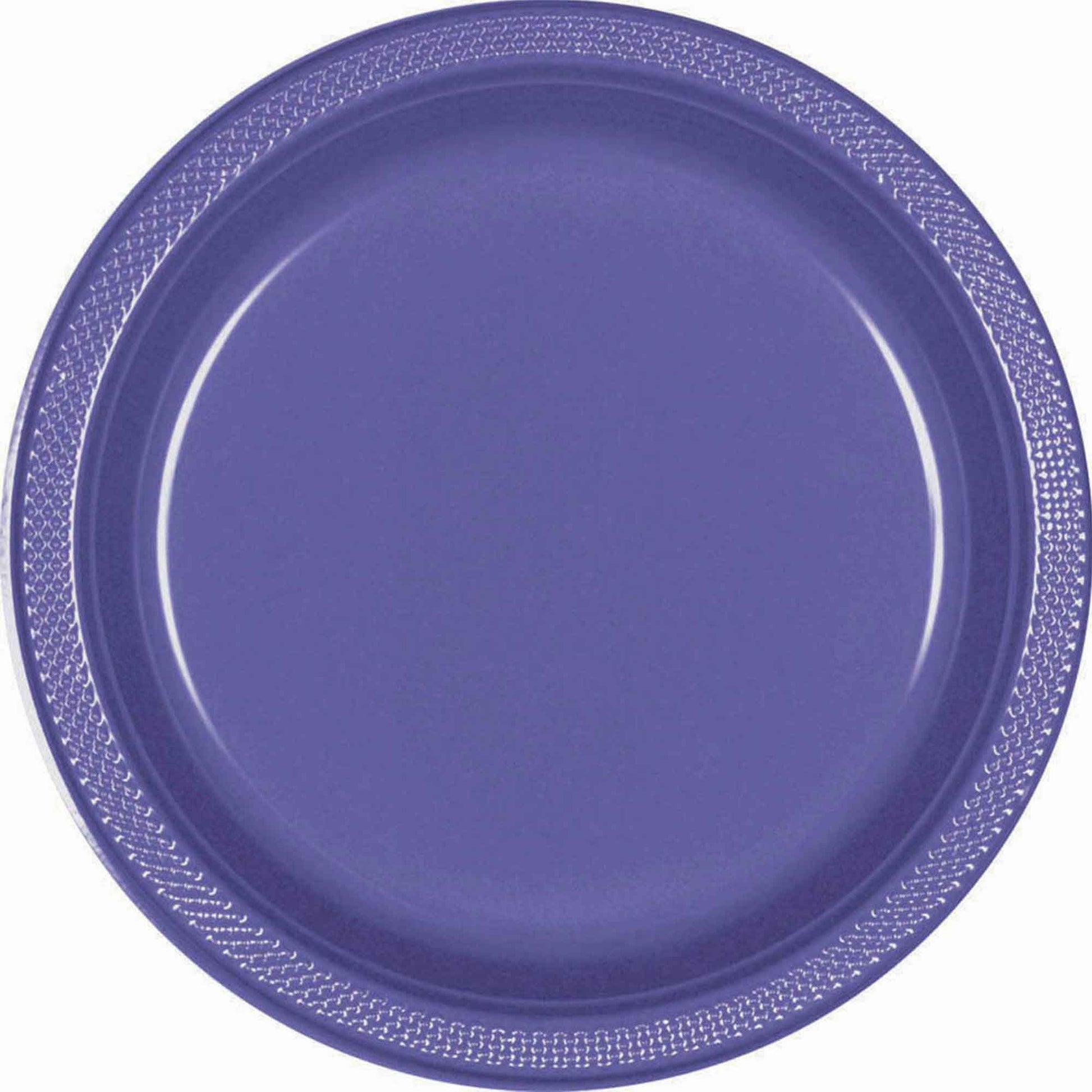 Plastic  Plates 26cm 20pk-New purple NIS Traders