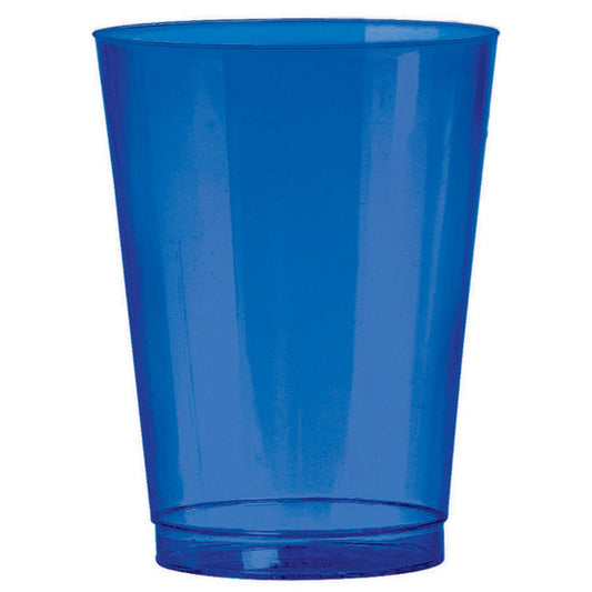 Plastic Tumblers Bright Royal Blue (72 Pack) 295ml NIS Traders