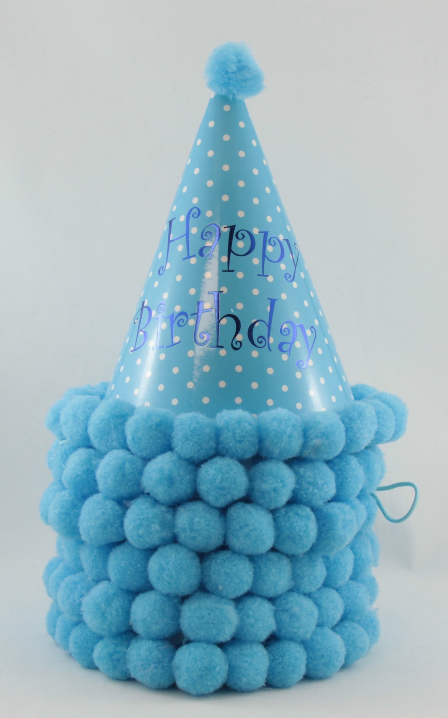 Buy Pom Pom Hats Happy Birthday Blues Assorted 1pc at NIS Packaging & Party Supply Brisbane, Logan, Gold Coast, Sydney, Melbourne, Australia