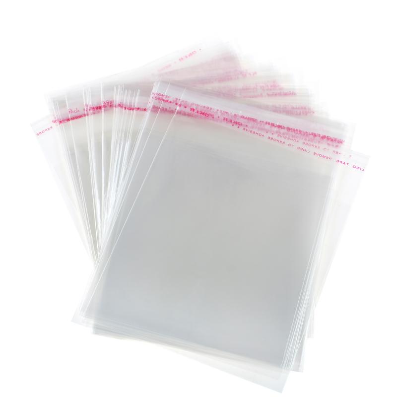 Premium Peel & Seal Cellophane Bags - 10cm x 10cm 72pk NIS Traders