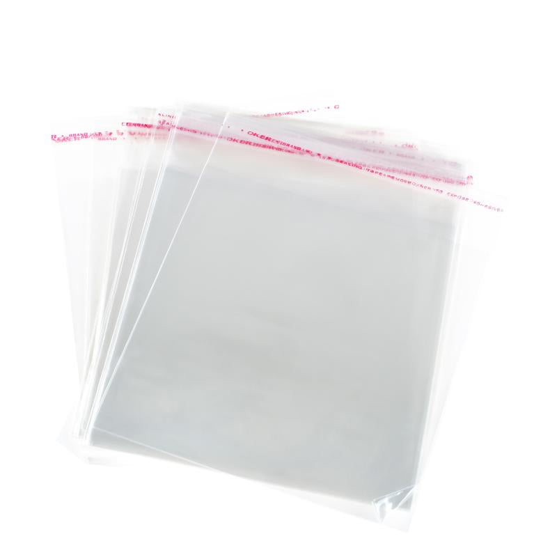 Premium Peel & Seal Cellophane Bags - 12cm x 12cm 50pk NIS Traders