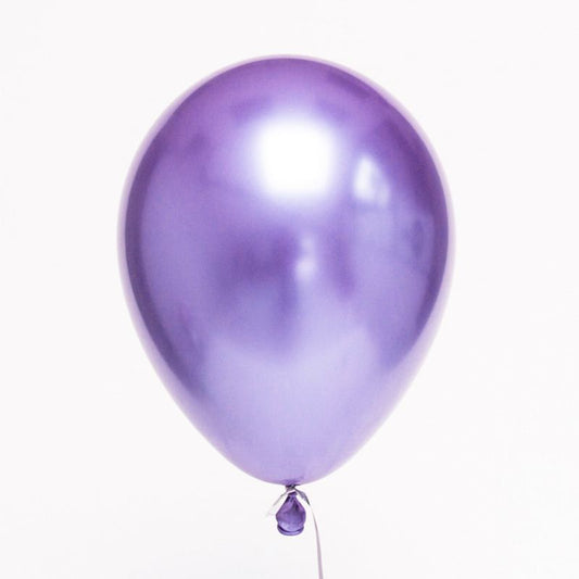 Buy Purple Metallic Balloon 30cm ( Chrome) 10pk at NIS Packaging & Party Supply Brisbane, Logan, Gold Coast, Sydney, Melbourne, Australia