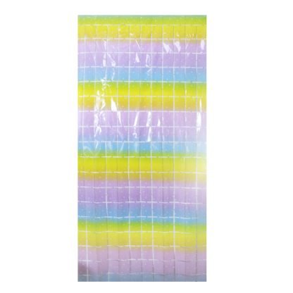 RADIENT CURTAIN- PASTEL SQUARE NIS Traders