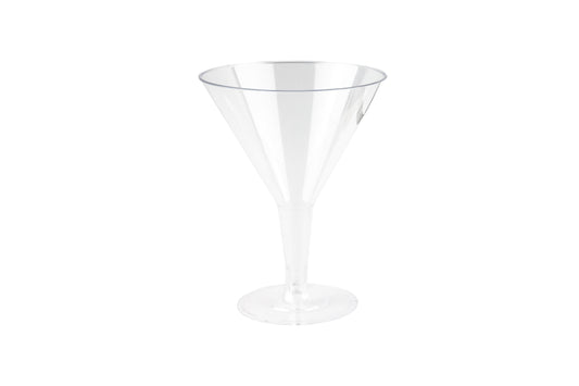 REUSABLE CLEAR COCKTAIL GLASS 250ML  6 Pack NIS Traders