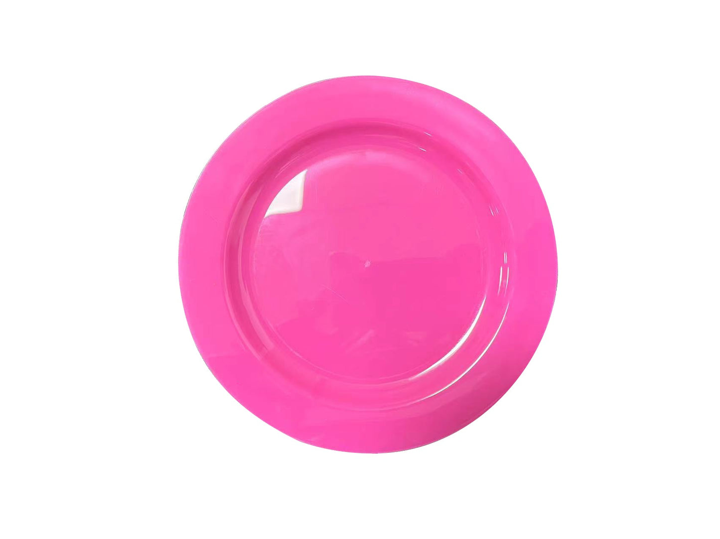 REUSABLE PINK PLATE 18CM 10 Pack NIS Traders