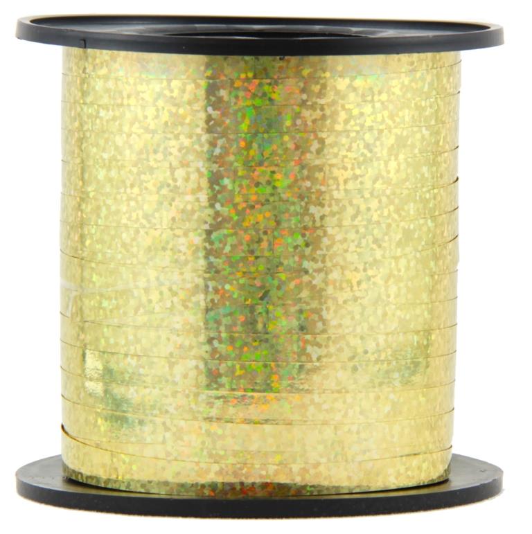 Buy RIBBON CURL.HOLO.GOLD 225m at NIS Packaging & Party Supply Brisbane, Logan, Gold Coast, Sydney, Melbourne, Australia