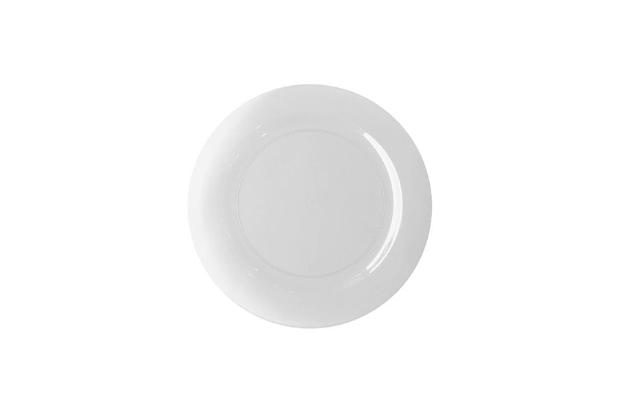 Reusable White Plate 18cm 12 Pack NIS Traders