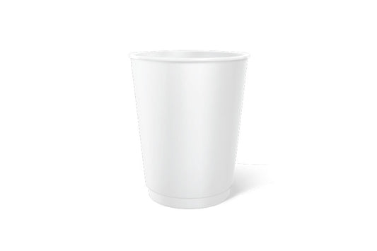 Reusable White Tumbler 380ML  12 Pack NIS Traders