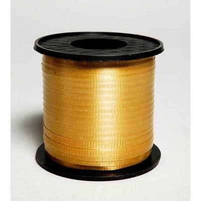 Buy Ribbon Curling GOLD 460m(500yds) 1pc at NIS Packaging & Party Supply Brisbane, Logan, Gold Coast, Sydney, Melbourne, Australia