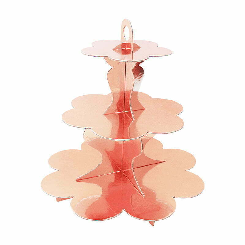 Rosegold Solid Cakestand NIS Traders