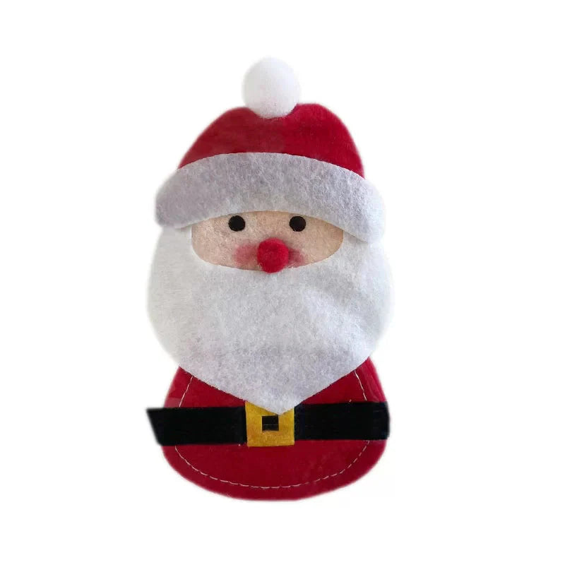 SANTA CHRISTMAS Cutlery Cover 13cm 1pc NIS Traders