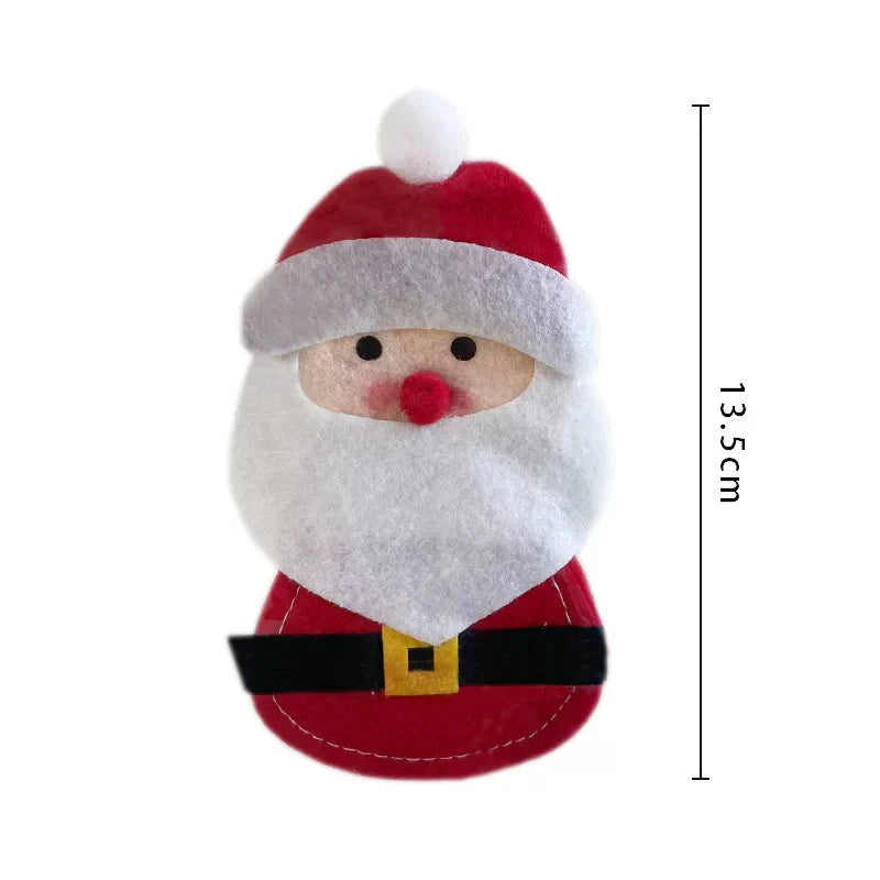 SANTA CHRISTMAS Cutlery Cover 13cm 1pc NIS Traders