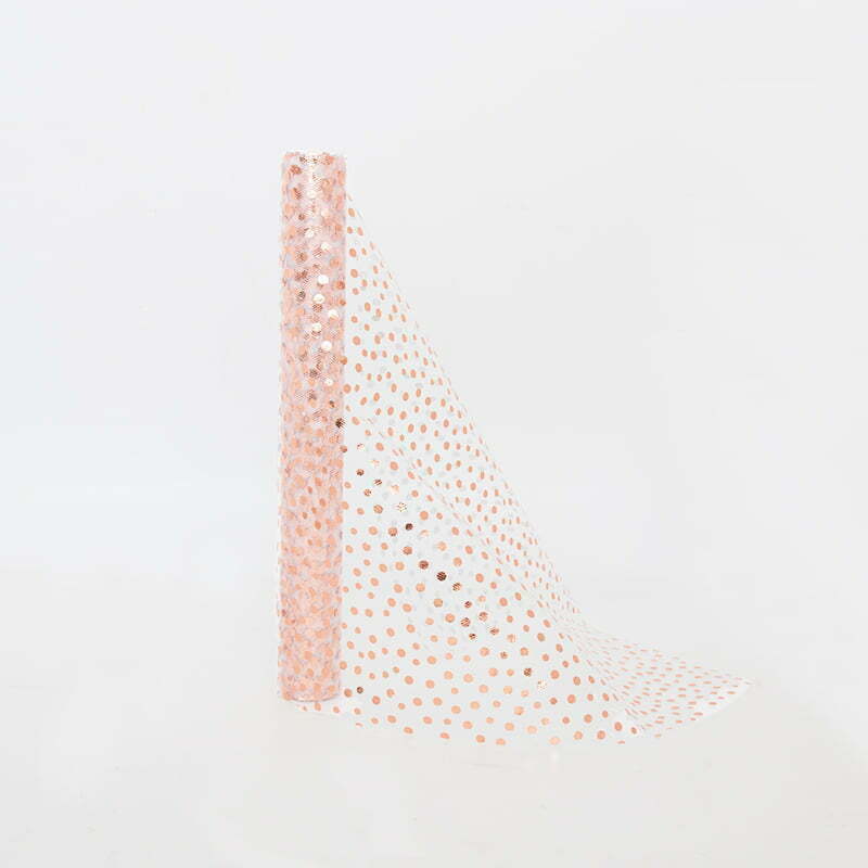 SCATTERED Rose Gold GLITTER TABLE RUNNER (1 pc) NIS Traders