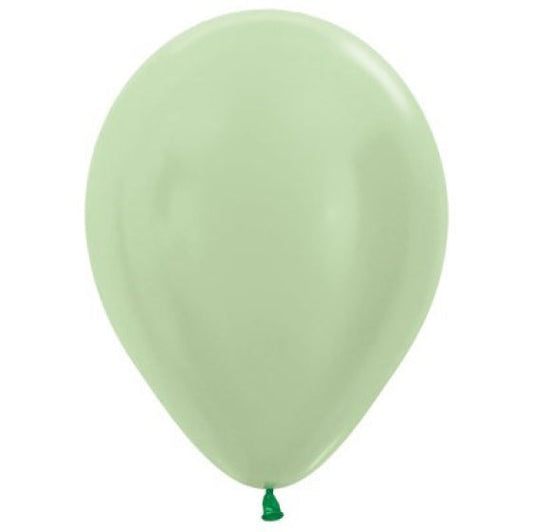 SEMPERTEX 30CM SATIN PEARL GREEN LATEX BALLOONS 430, 100PK NIS Traders