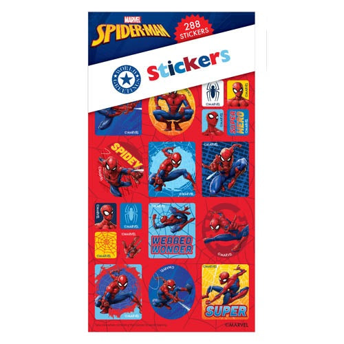 SPIDER MAN Sticker Book 288 stickers NIS Traders