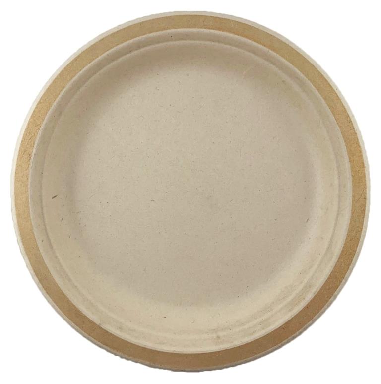 Buy SUGCANE DINNER PLATE230MM GOLD P10 at NIS Packaging & Party Supply Brisbane, Logan, Gold Coast, Sydney, Melbourne, Australia