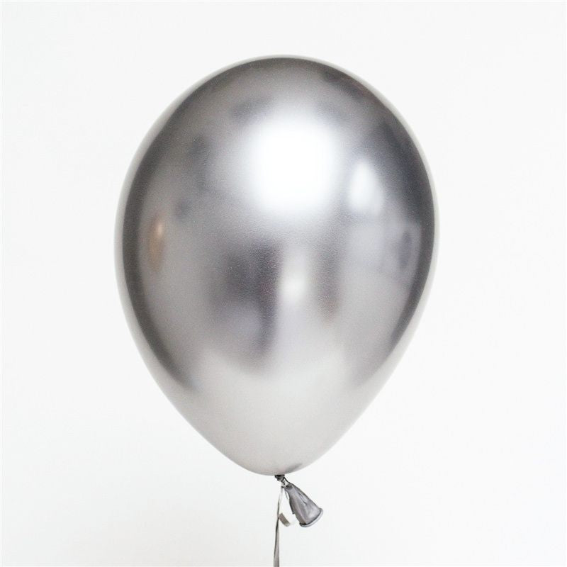 Buy Silver Metallic Balloon 30cm (Chrome) 10 Pack at NIS Packaging & Party Supply Brisbane, Logan, Gold Coast, Sydney, Melbourne, Australia