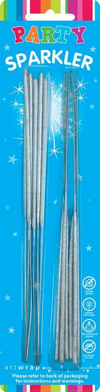 Silver Sparkler 20cm (12pack) NIS Traders