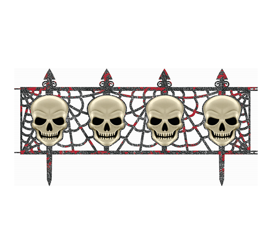 Skull Fence Decoration Multipack NIS Traders