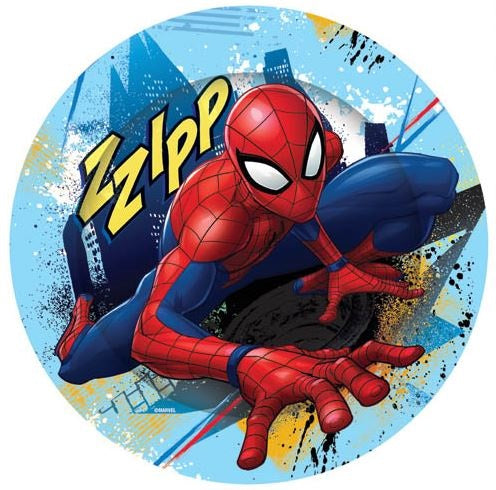 Spiderman Round Paper plates 8pk NIS Traders