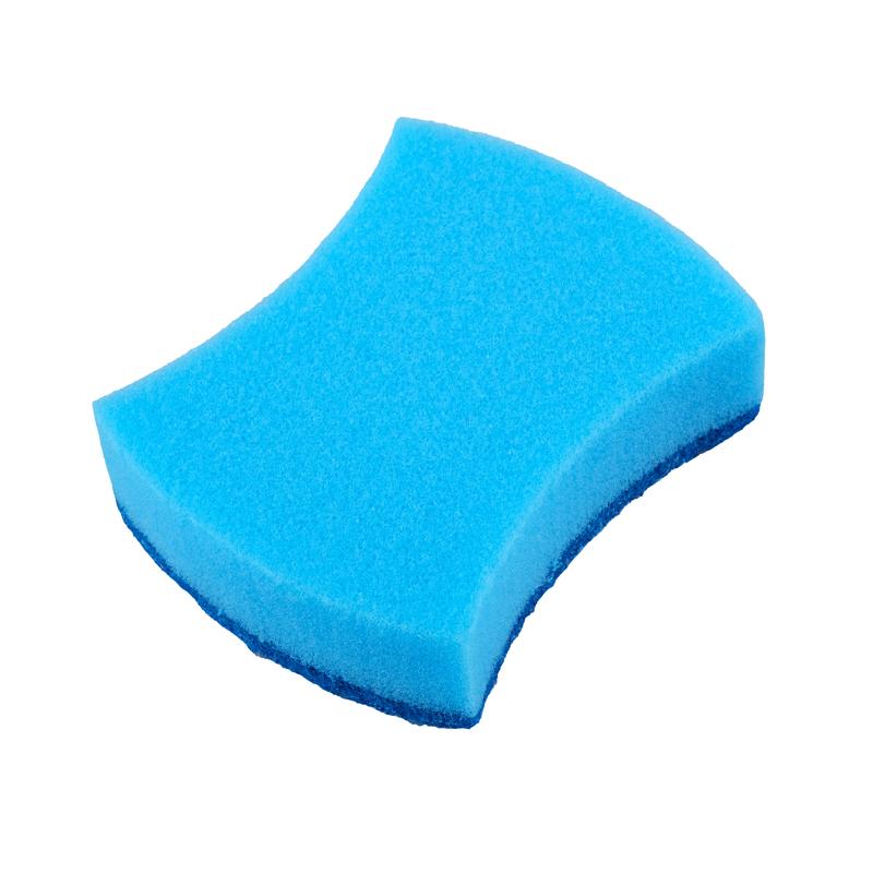 Sponge with Top Scourer 3pk - 10cm x 8cm x 3cm NIS Traders