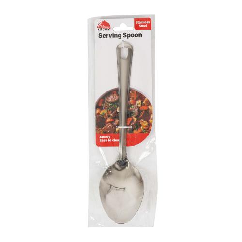 Spoon Serving S steel 1pc NIS Traders