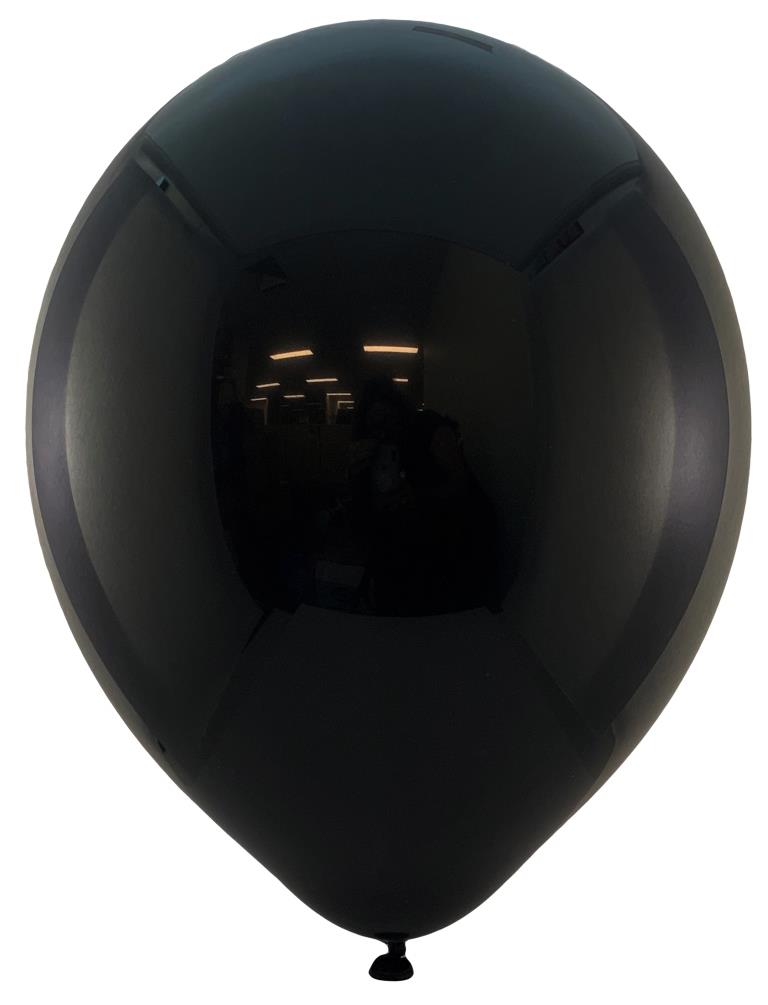 Buy Standard Black Balloons 25cm at NIS Packaging & Party Supply Brisbane, Logan, Gold Coast, Sydney, Melbourne, Australia