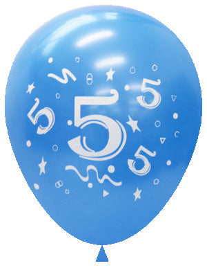 Buy Standard Blue 2Side Print Balloons #5 at NIS Packaging & Party Supply Brisbane, Logan, Gold Coast, Sydney, Melbourne, Australia