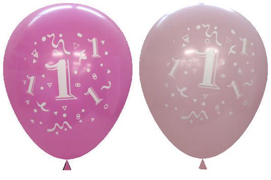 Buy Standard Light & Dark Pink 2Side Print Balloons #1 at NIS Packaging & Party Supply Brisbane, Logan, Gold Coast, Sydney, Melbourne, Australia