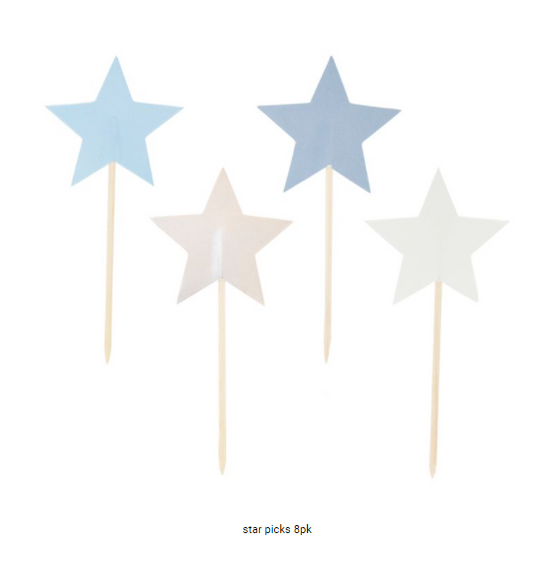 Buy Star picks 8pk at NIS Packaging & Party Supply Brisbane, Logan, Gold Coast, Sydney, Melbourne, Australia