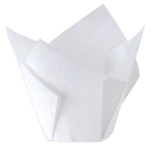 Buy Tulip Muffin Wrap White 250pk at NIS Packaging & Party Supply Brisbane, Logan, Gold Coast, Sydney, Melbourne, Australia