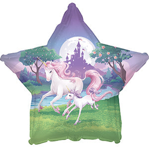 Buy Unicorn Fantasy Star Foil Balloon at NIS Packaging & Party Supply Brisbane, Logan, Gold Coast, Sydney, Melbourne, Australia