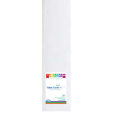 Buy WHITE Table cover Roll 30m at NIS Packaging & Party Supply Brisbane, Logan, Gold Coast, Sydney, Melbourne, Australia