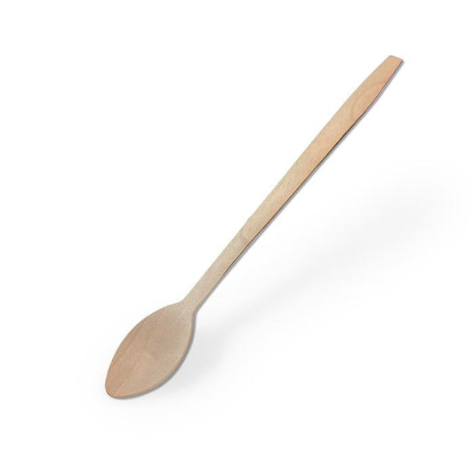 Wooden Tall Tea Spoon 200mm 100pk