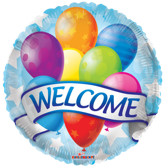 Buy Welcome Banner & Balloons Round Foil Balloon at NIS Packaging & Party Supply Brisbane, Logan, Gold Coast, Sydney, Melbourne, Australia