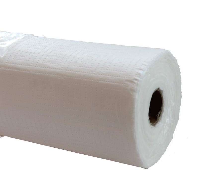 Buy White Table cover Roll 3ply Tissue+Poly Back (30m) at NIS Packaging & Party Supply Brisbane, Logan, Gold Coast, Sydney, Melbourne, Australia