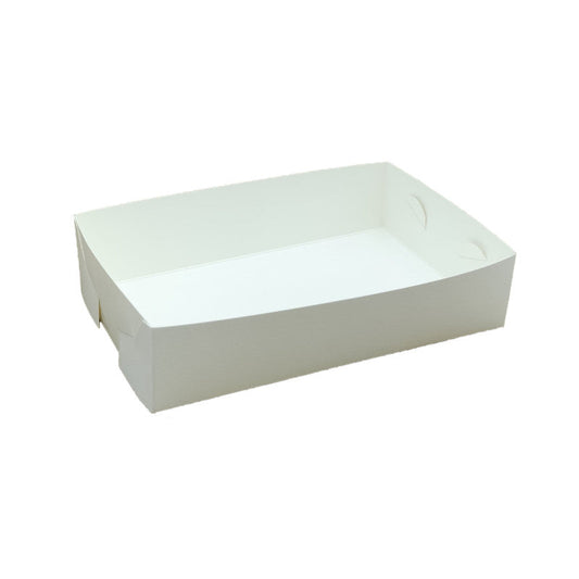 White Cake Tray SMALL 193×125×45mm (200 pcs)