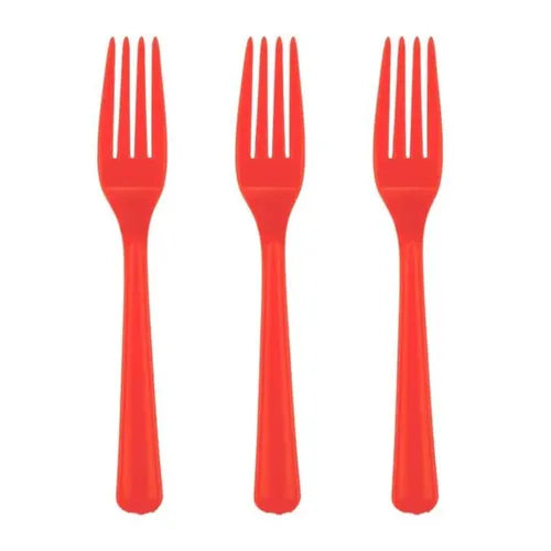 CUTLERY RED FORK P20