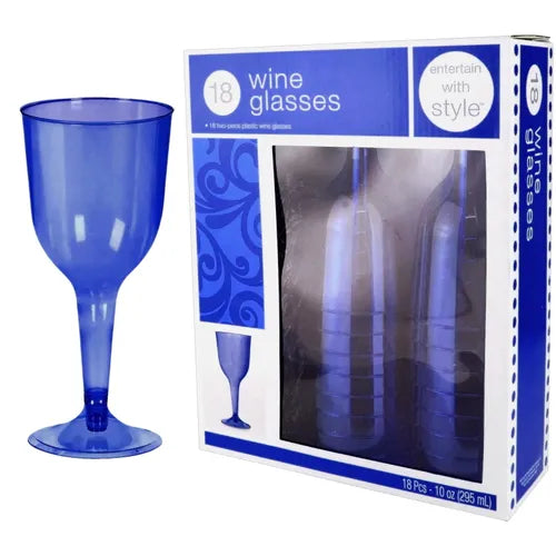 WINE GLASS (295ML) Royal Blue Pack of 18