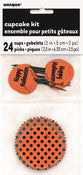 Orange Dots "Happy Halloween" Cupcake kit