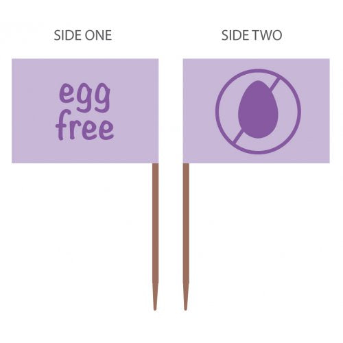 Food Markers "Egg Free" Box 500