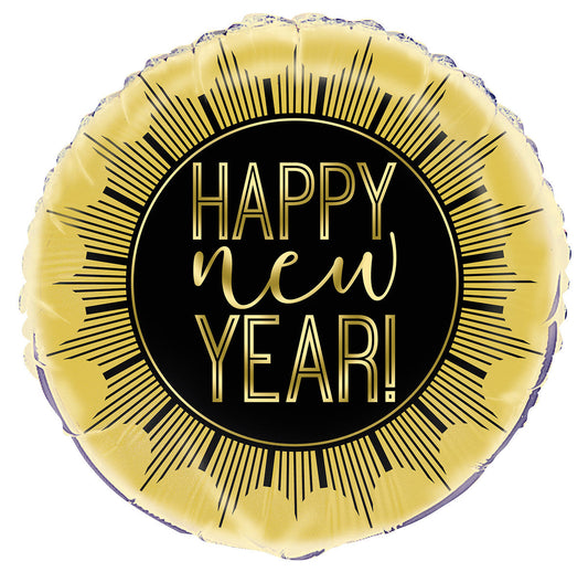 ROARING NEW YEAR 45CM (18") FOIL BALLOON