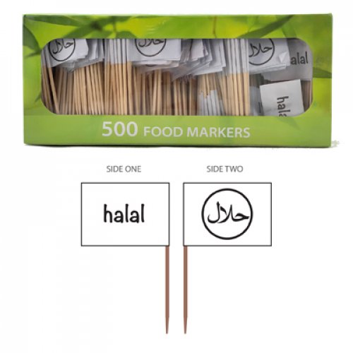 Food Markers "Halal" Box 500