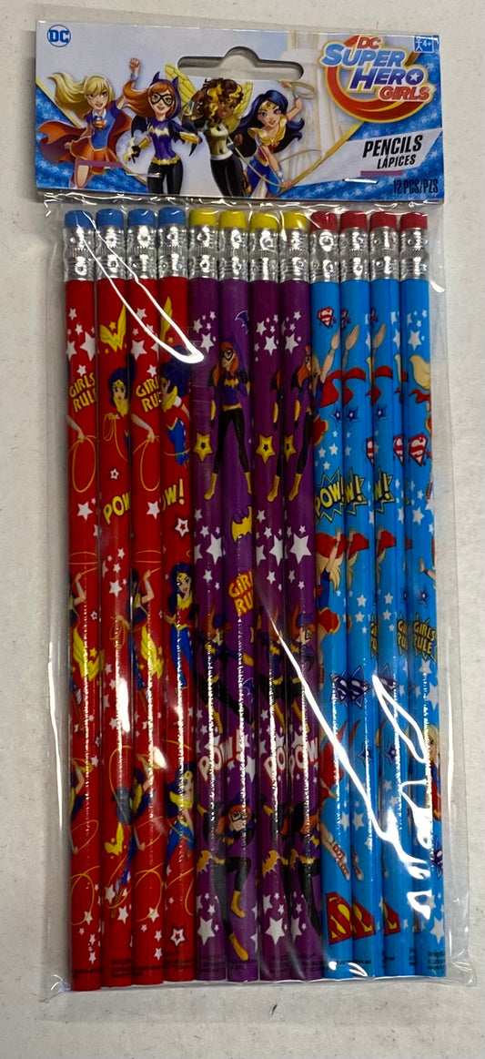 DC Superhero Girls Pencils 12PCS