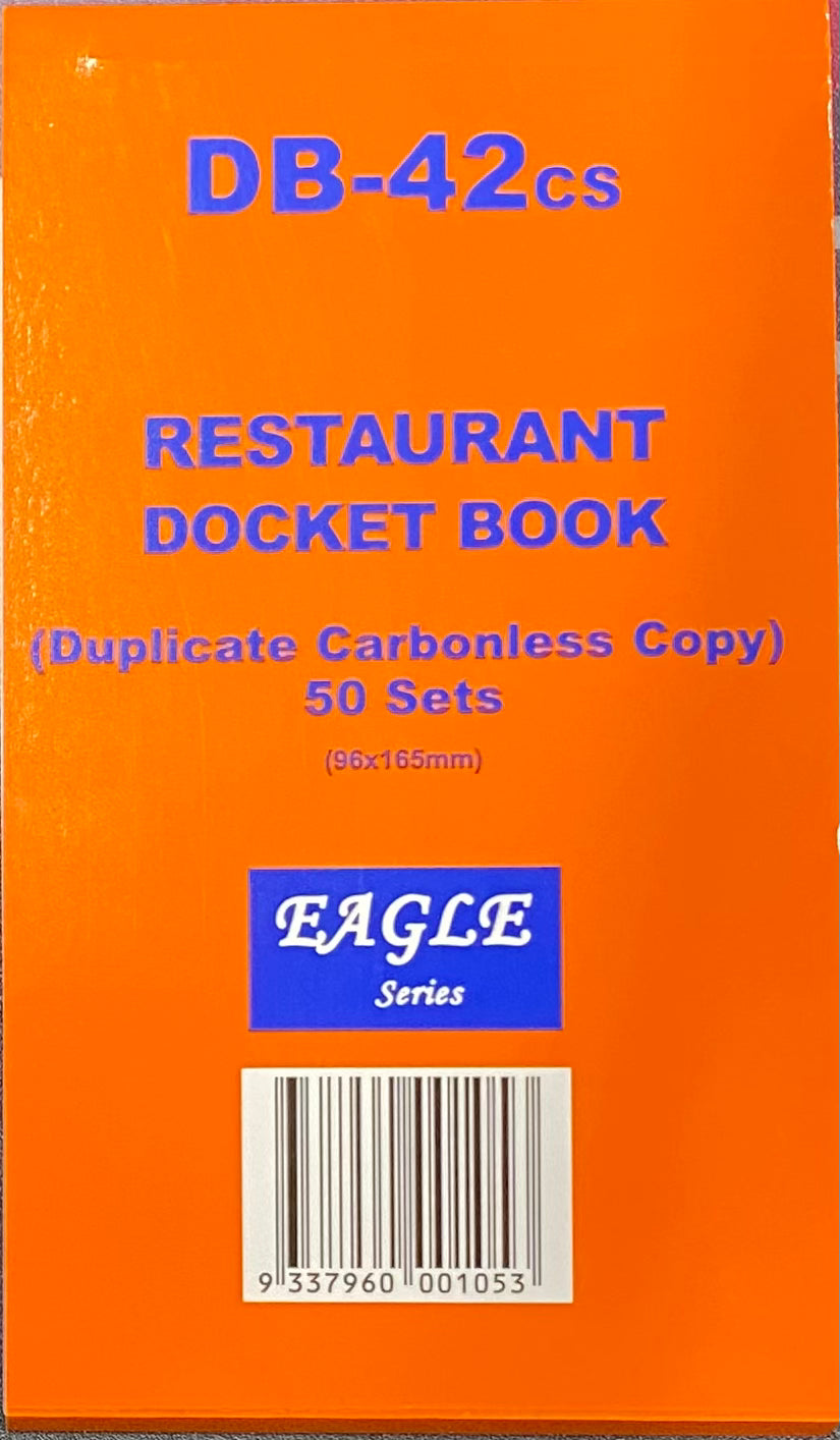 Carbonless Duplicate Docket Book 96×165mm (50sets×2pages) 1PC