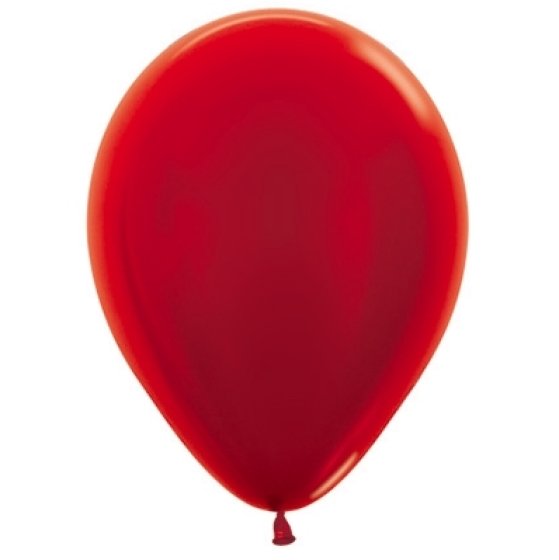 Metallic Red 12cm 5" 50 pack Sempertex Balloon