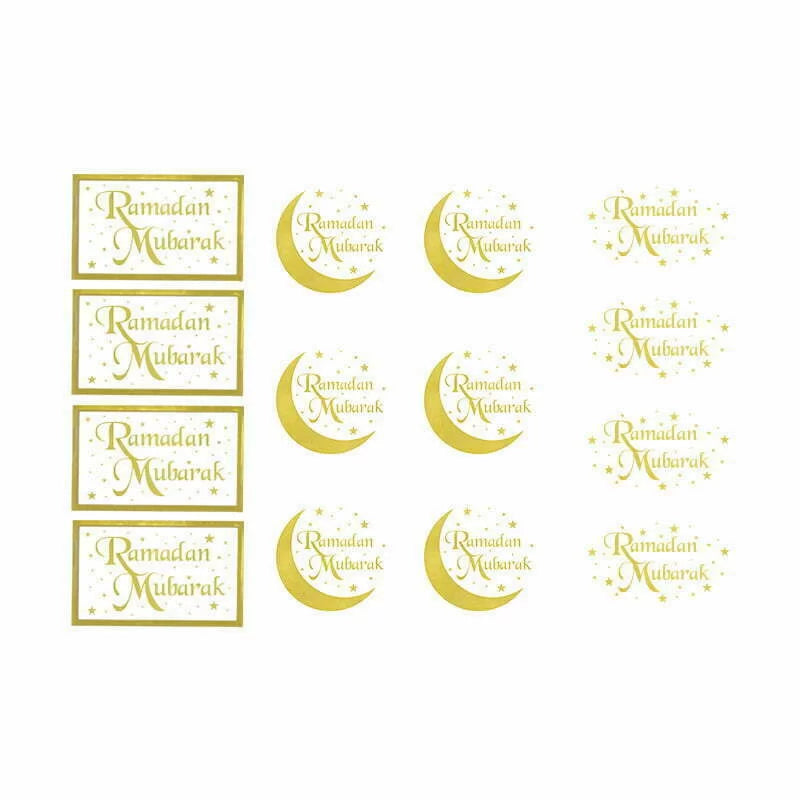 RAMADAN MUBARAK LABEL STICKERS