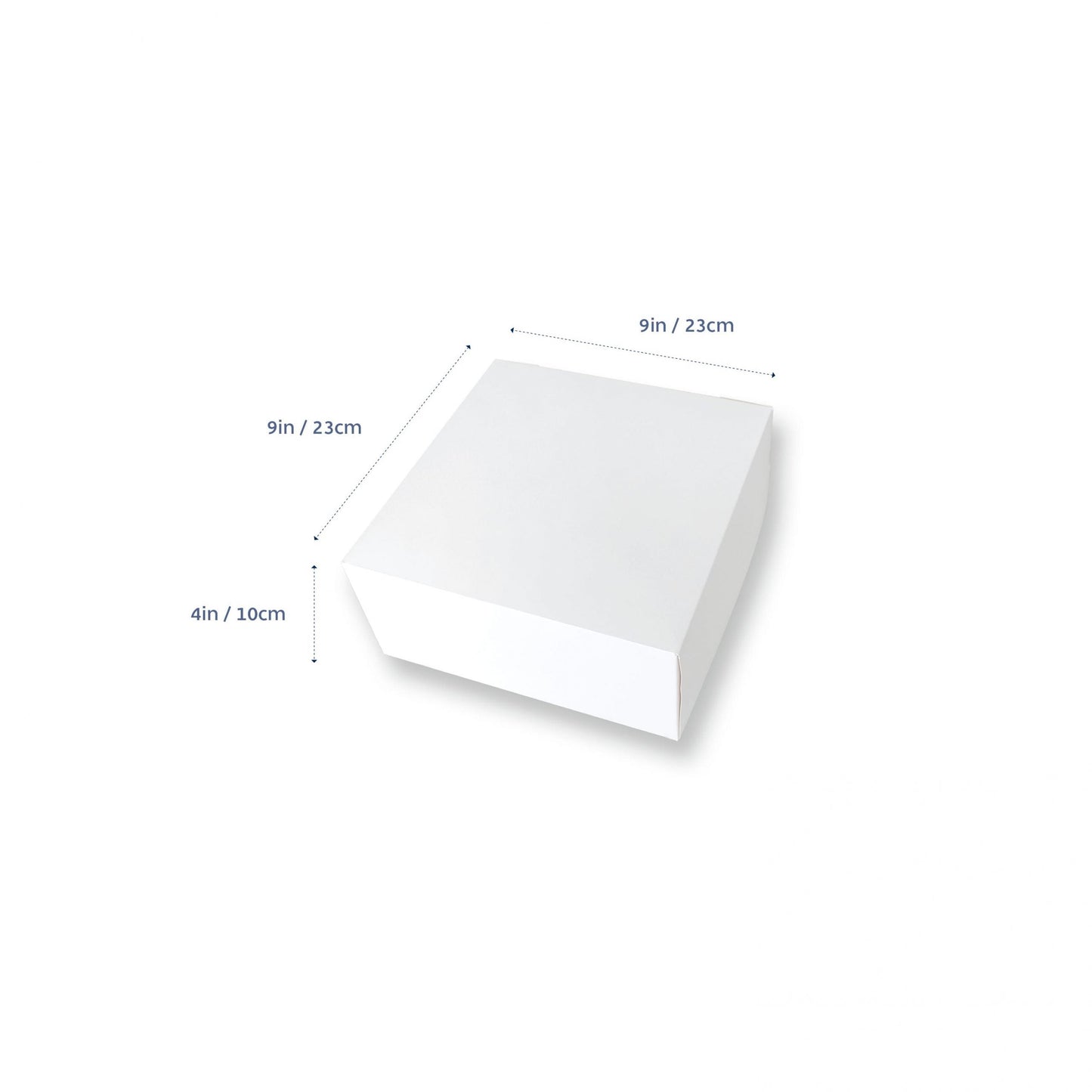 White High Cake box No window 9x9x4in Box 1pc